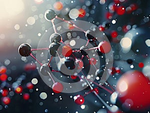 3D biochemical molecular structure - ai.