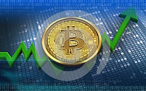 3d bitcoin photo