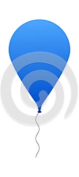 3D Blue Balloon Party Decoration