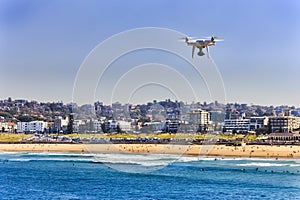 D Bondi Beach Drone Tele