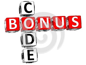 3D Bonus Code Crossword