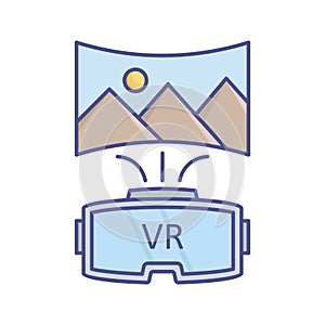 3d camera Flat inside vector icon which can easily modify or edit