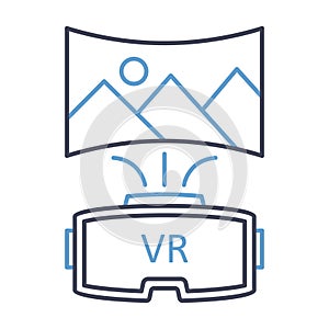 3d camera Flat inside vector icon which can easily modify or edit