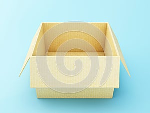 3D carboard boxes. Delivery concept.
