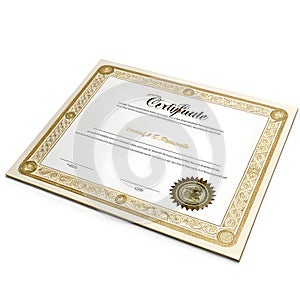 3D certificate