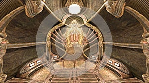 3D CG rendering of alien base