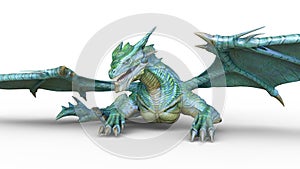 3D CG rendering of doragon photo