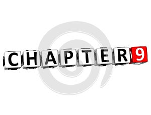 3D Chapter Button Click Here Block Text