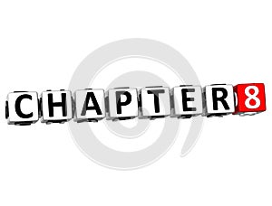 3D Chapter Button Click Here Block Text