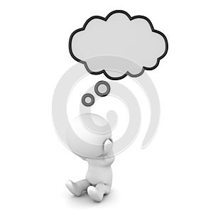 3D Character is stressed because he has no ideas