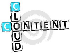 3D Cloud Content Crossword