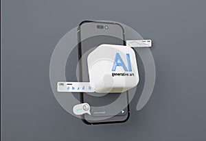 3D computer AI Robot Chatbot Web UIUX. . SOFTWARE ai programming algorithms. 3D rendering illustration
