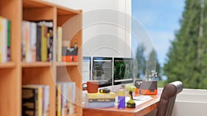 3D computer Generated image: Model of AGV in LAB