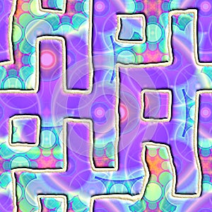 3d creative patterned texture-illustration photo