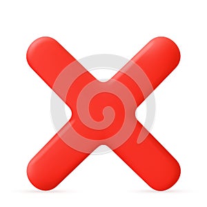 3D Cross sign elements