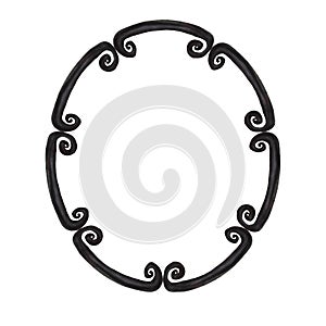 3D decorative victorian rustic hand made frame