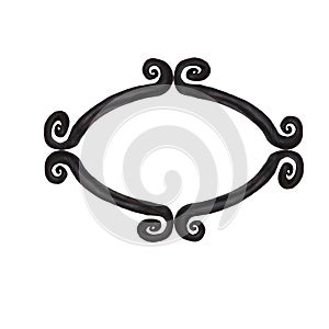 3D decorative victorian rustic hand made frame