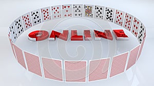 Poker online photo