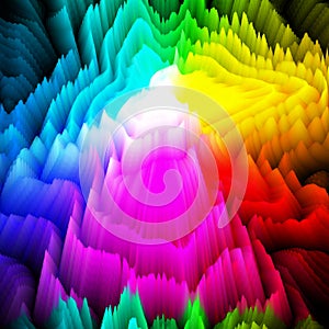 3d design prism colors background photo