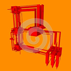 3d Designs based in one typeface called 2 Series