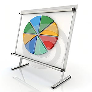 Diagram 3D Icon Illustration