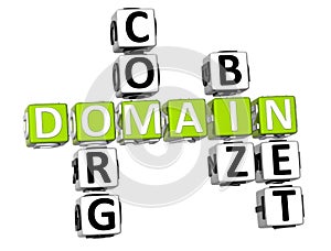 3D Domain Org Com Biz Net Crossword