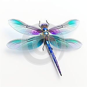 3d Dragonfly Model With Realistic Rendering And Technological Design