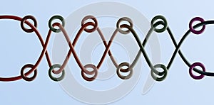 3D Dynamic Molecule Atom Abstract Background Motion line and Circle