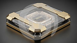 3d edge computing concept with advanced data processing unit