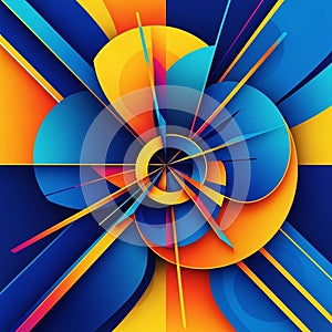 A 3D effect, enhancing the visual appeal and complexity of the