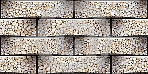 3D Elevation wall tiles design. stone architectural rendering digital ceramic tile.