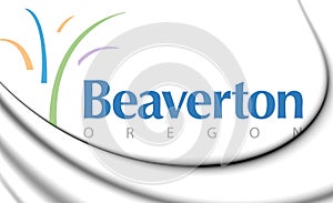 3D Emblem of Beaverton Oregon, USA. photo
