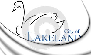 3D Emblem of Lakeland Florida, USA. photo