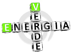 3D Energia Verde Crossword photo