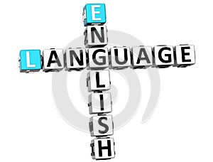 3D English Language Crossword