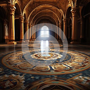 3D Epoxy Floors Resurrecting Ancient Mosaic Artistry photo