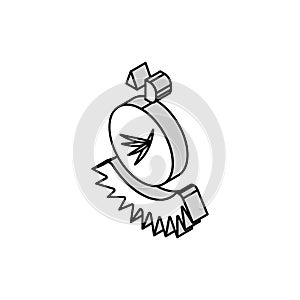 4d eyelashes isometric icon vector illustration photo