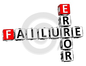 3D Failure Error Crossword