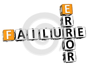 3D Failure Error Crossword