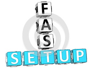 3D Fast Setup Crossword