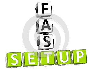 3D Fast Setup Crossword