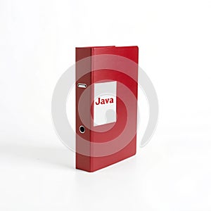 3D file Java isolated on white background