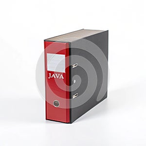 3D file Java isolated on white background