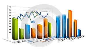 AI-Generated 3D Business Charts