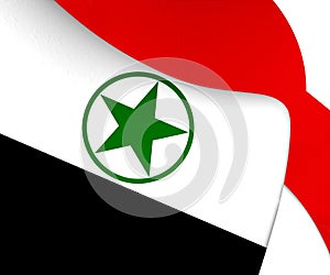 3D Flag of Arabistan