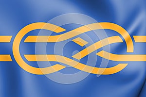 3D Flag of the FIAV.