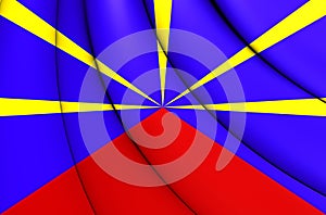 3D Flag of Reunion Proposed.