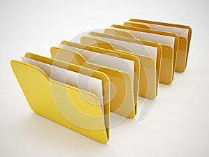 3d folder icons