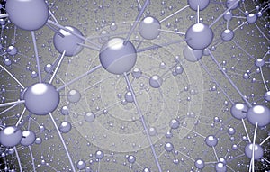 Fractal Rendering Molecular Atomic Crystal Ctructure