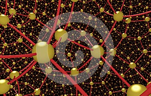 Fractal Rendering Molecular Atomic Crystal Ctructure